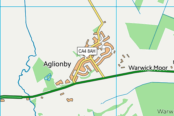 CA4 8AH map - OS VectorMap District (Ordnance Survey)