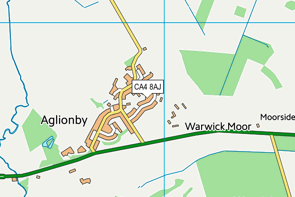 CA4 8AJ map - OS VectorMap District (Ordnance Survey)