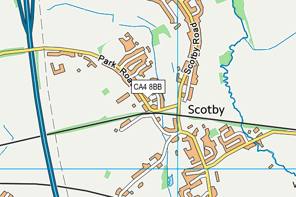 CA4 8BB map - OS VectorMap District (Ordnance Survey)