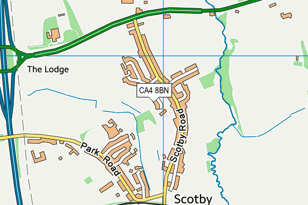 CA4 8BN map - OS VectorMap District (Ordnance Survey)