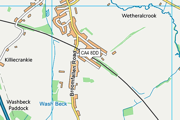 CA4 8DD map - OS VectorMap District (Ordnance Survey)