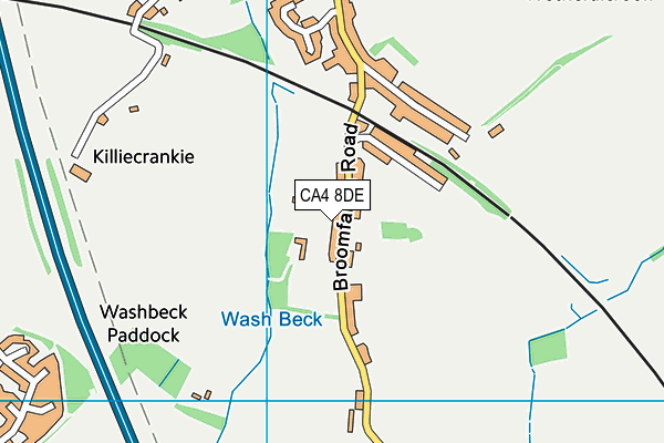 CA4 8DE map - OS VectorMap District (Ordnance Survey)