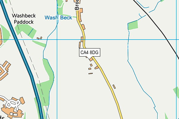 CA4 8DG map - OS VectorMap District (Ordnance Survey)