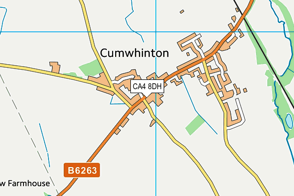 CA4 8DH map - OS VectorMap District (Ordnance Survey)