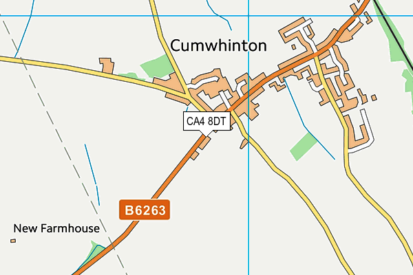 CA4 8DT map - OS VectorMap District (Ordnance Survey)