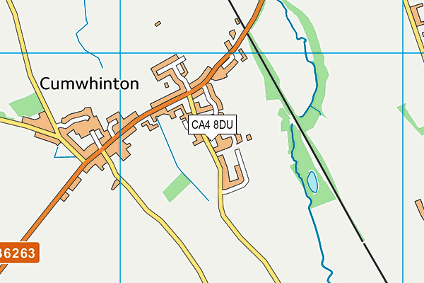 Cumwhinton School map (CA4 8DU) - OS VectorMap District (Ordnance Survey)