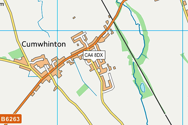 CA4 8DX map - OS VectorMap District (Ordnance Survey)