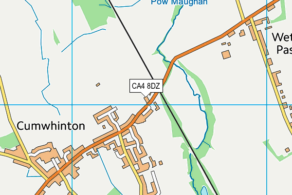 CA4 8DZ map - OS VectorMap District (Ordnance Survey)