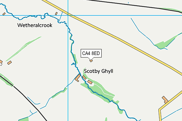 CA4 8ED map - OS VectorMap District (Ordnance Survey)