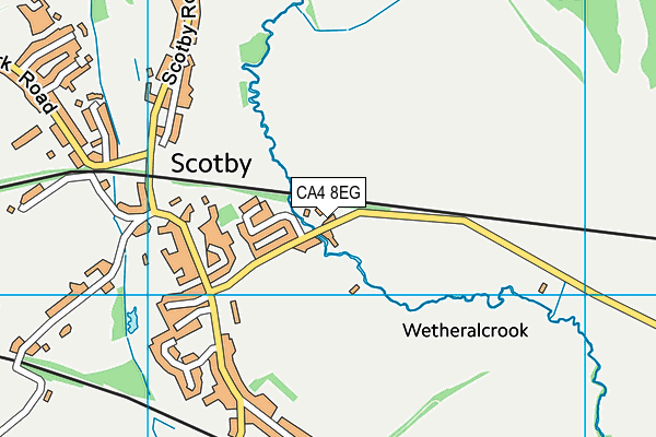 CA4 8EG map - OS VectorMap District (Ordnance Survey)