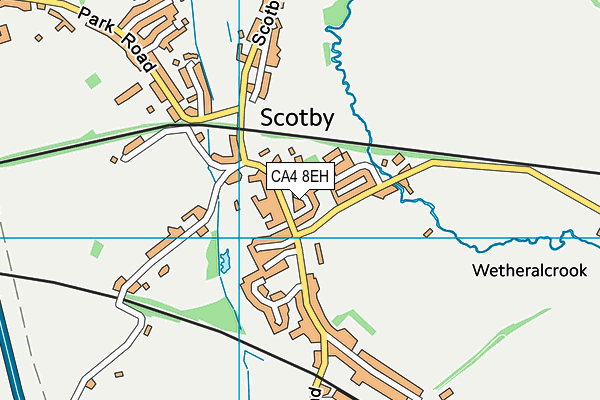 CA4 8EH map - OS VectorMap District (Ordnance Survey)