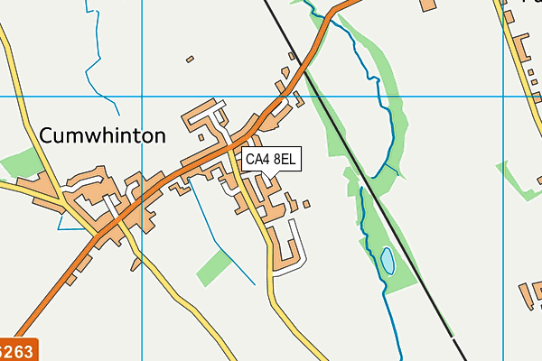 CA4 8EL map - OS VectorMap District (Ordnance Survey)