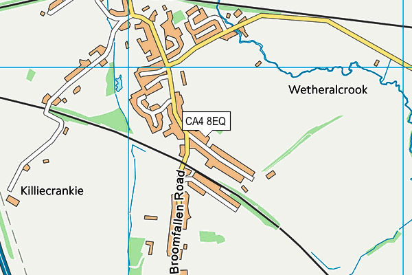 CA4 8EQ map - OS VectorMap District (Ordnance Survey)