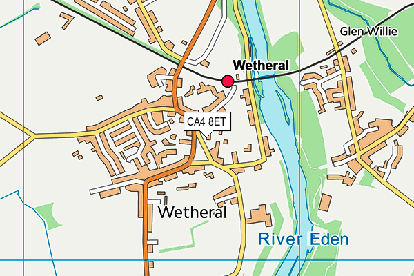 CA4 8ET map - OS VectorMap District (Ordnance Survey)