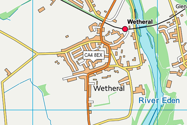 CA4 8EX map - OS VectorMap District (Ordnance Survey)