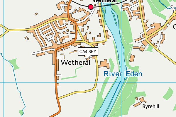 CA4 8EY map - OS VectorMap District (Ordnance Survey)