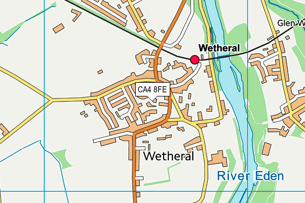 CA4 8FE map - OS VectorMap District (Ordnance Survey)