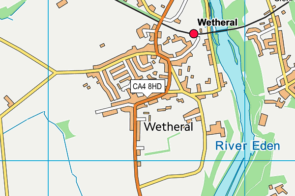 CA4 8HD map - OS VectorMap District (Ordnance Survey)