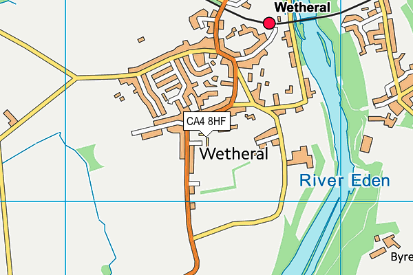 CA4 8HF map - OS VectorMap District (Ordnance Survey)