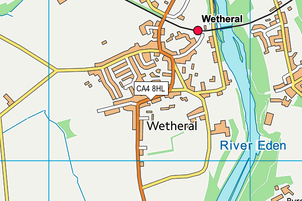 CA4 8HL map - OS VectorMap District (Ordnance Survey)