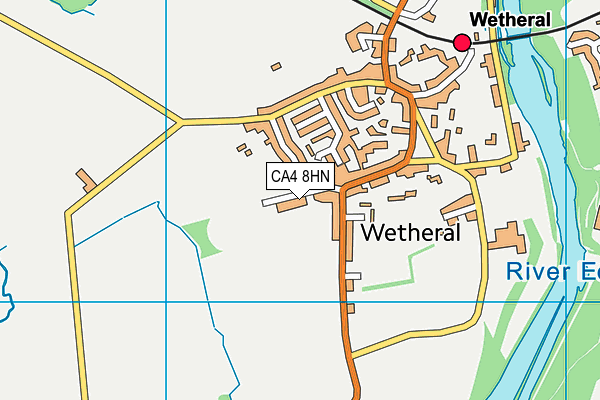 CA4 8HN map - OS VectorMap District (Ordnance Survey)