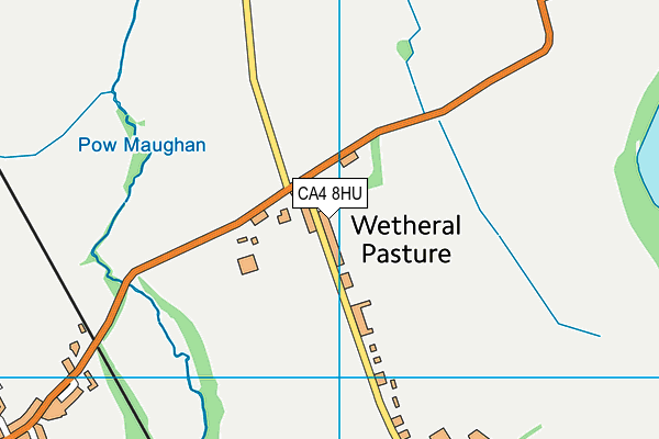 CA4 8HU map - OS VectorMap District (Ordnance Survey)