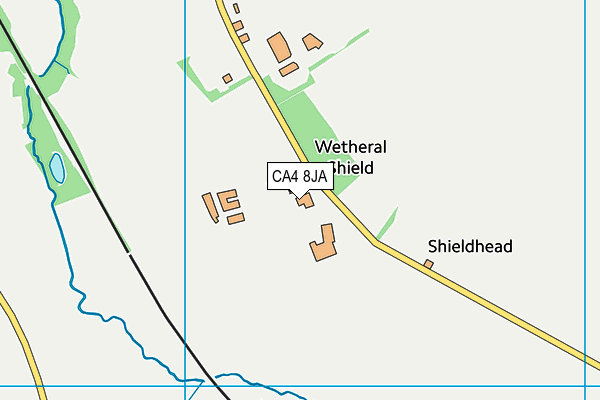 CA4 8JA map - OS VectorMap District (Ordnance Survey)