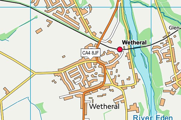 CA4 8JF map - OS VectorMap District (Ordnance Survey)