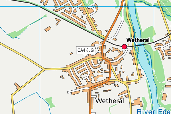 CA4 8JG map - OS VectorMap District (Ordnance Survey)