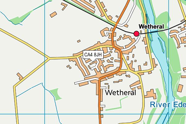 CA4 8JH map - OS VectorMap District (Ordnance Survey)