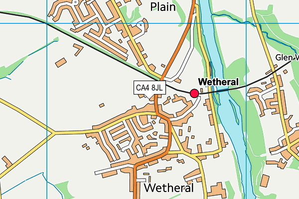 CA4 8JL map - OS VectorMap District (Ordnance Survey)