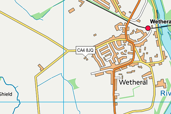 CA4 8JQ map - OS VectorMap District (Ordnance Survey)