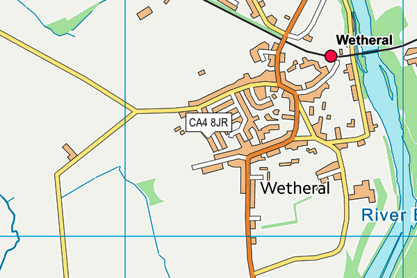 CA4 8JR map - OS VectorMap District (Ordnance Survey)