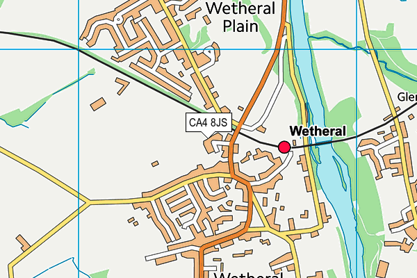 CA4 8JS map - OS VectorMap District (Ordnance Survey)