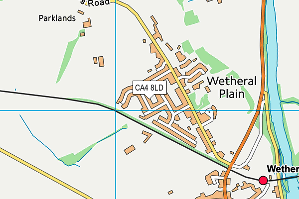 CA4 8LD map - OS VectorMap District (Ordnance Survey)