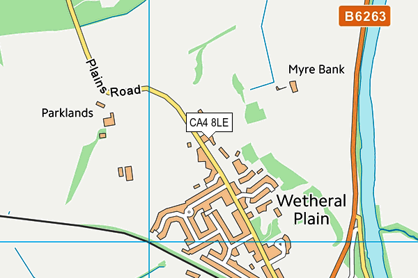 CA4 8LE map - OS VectorMap District (Ordnance Survey)