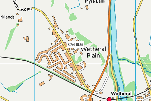 CA4 8LG map - OS VectorMap District (Ordnance Survey)