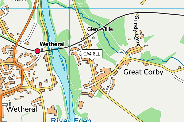 CA4 8LL map - OS VectorMap District (Ordnance Survey)