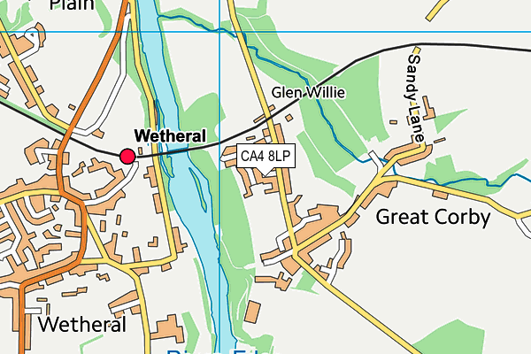 CA4 8LP map - OS VectorMap District (Ordnance Survey)