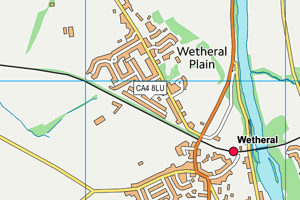 CA4 8LU map - OS VectorMap District (Ordnance Survey)