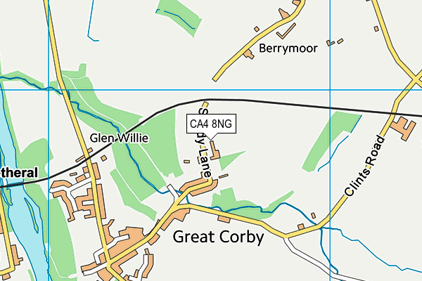 CA4 8NG map - OS VectorMap District (Ordnance Survey)