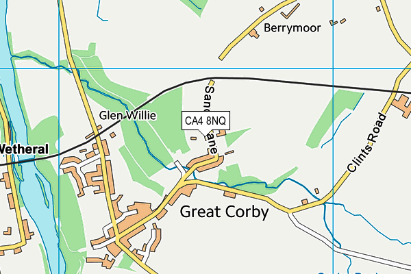 CA4 8NQ map - OS VectorMap District (Ordnance Survey)