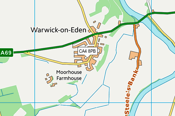 CA4 8PB map - OS VectorMap District (Ordnance Survey)