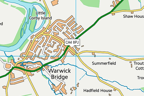 CA4 8PJ map - OS VectorMap District (Ordnance Survey)