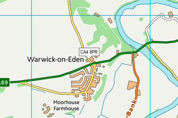 CA4 8PR map - OS VectorMap District (Ordnance Survey)