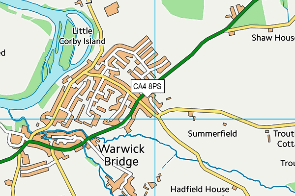 CA4 8PS map - OS VectorMap District (Ordnance Survey)