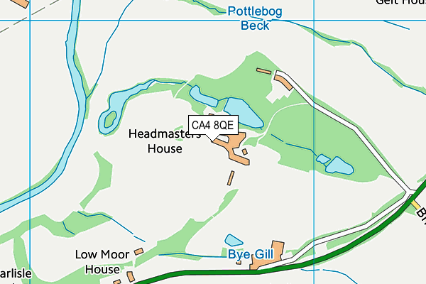 CA4 8QE map - OS VectorMap District (Ordnance Survey)