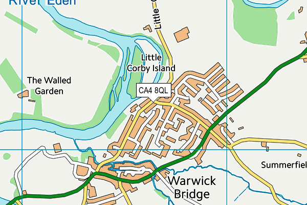 CA4 8QL map - OS VectorMap District (Ordnance Survey)