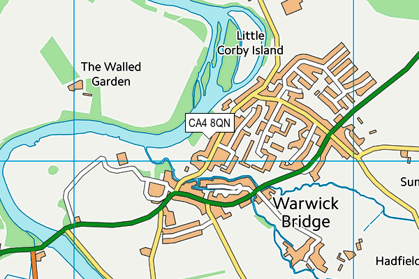 CA4 8QN map - OS VectorMap District (Ordnance Survey)