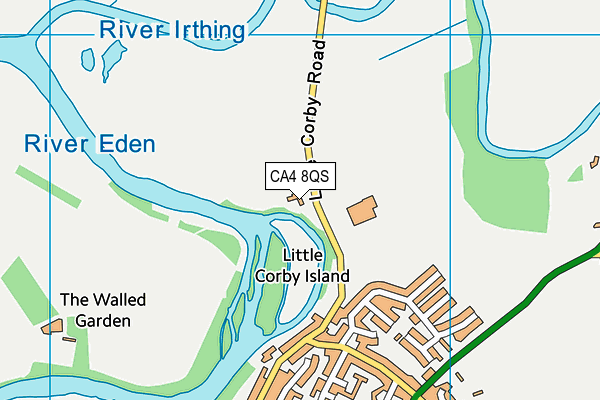 CA4 8QS map - OS VectorMap District (Ordnance Survey)